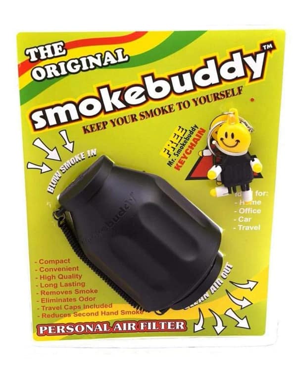 personal air filter - smoke buddy in a package